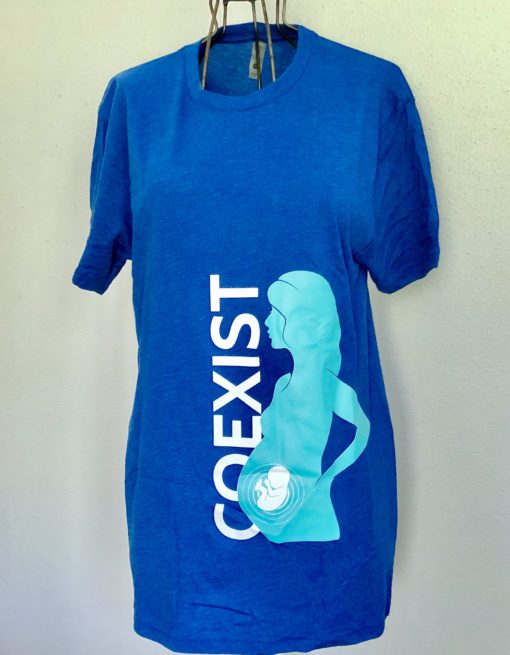 CoExist Blue t-shirt