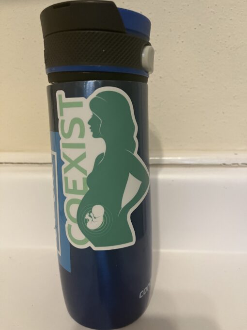 CoExist vinyl sticker (white background)